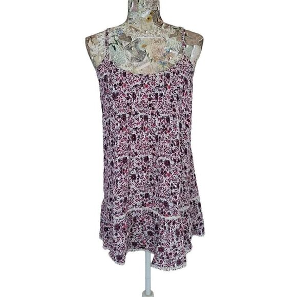 American Eagle Outfitters Short Ditsy Floral Cottagecore Casual Beach Sun Dress - Picture 13 of 13